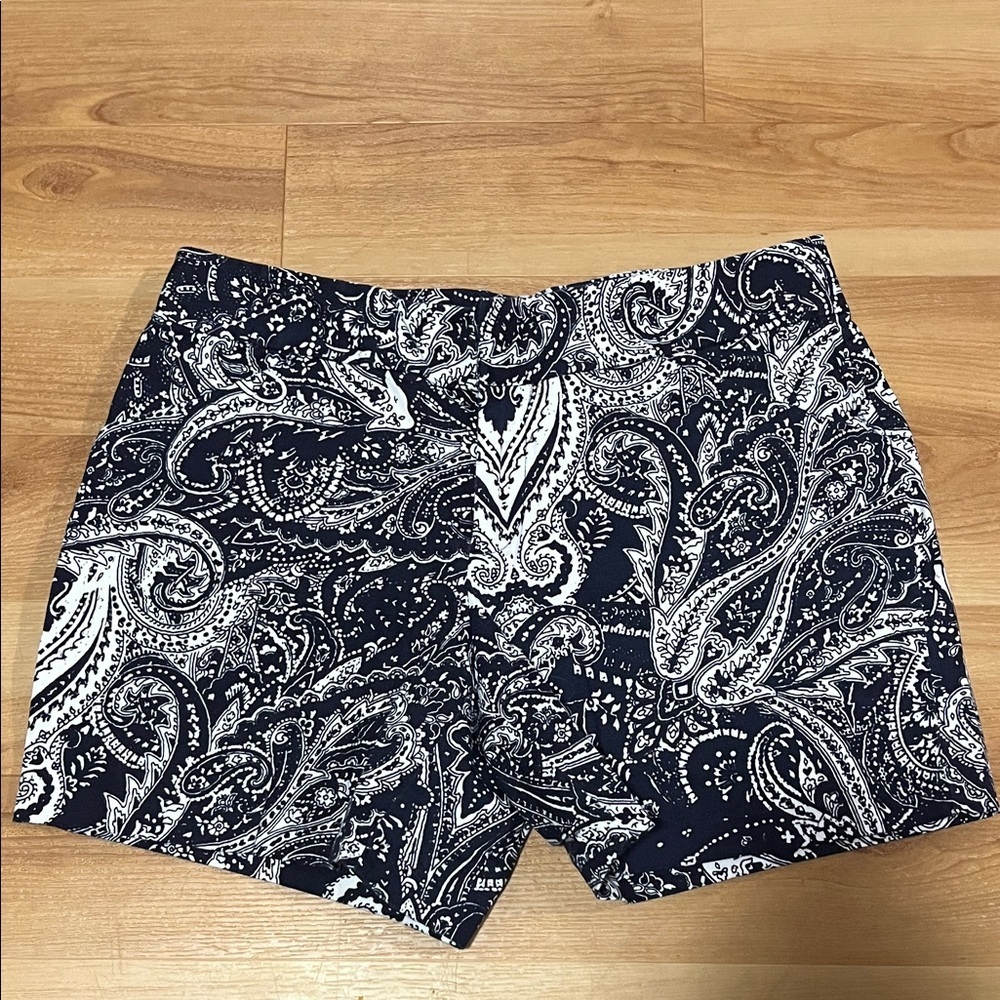 Paisley Print Shorts - Picture 2 of 6